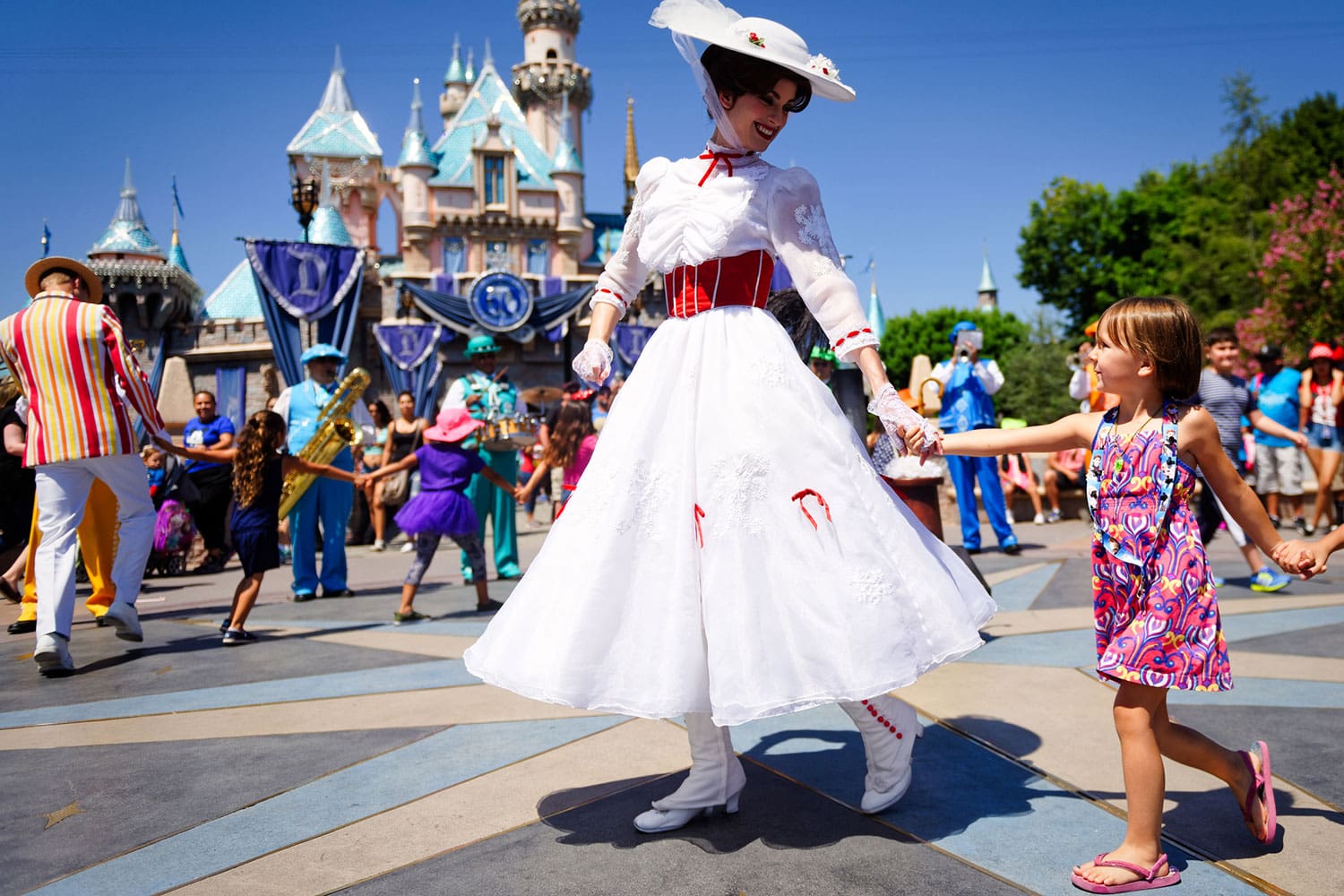 Featured image for MWR Disney Tickets, showing a Disneyland park in California